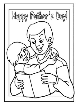 Preview of Coloring pages for Father's Day