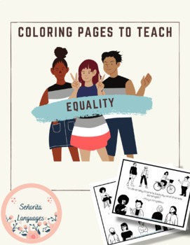 Preview of Coloring pages to teach equality.