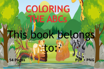 Preview of Coloring the ABC's