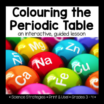 Preview of Coloring the Periodic Table: Interactive, Guided Lesson