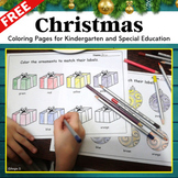 Christmas Coloring Pages Special Education Autism Colors FREE