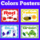 Color Colors Word Posters | Bulletin Board Preschool Kinde