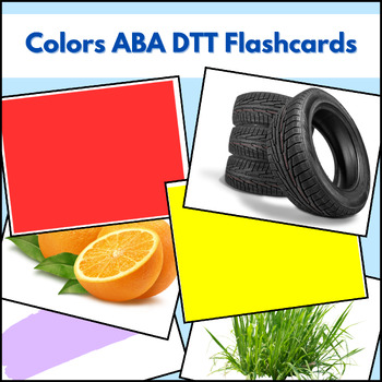 Preview of Colors ABA DTT Flashcards