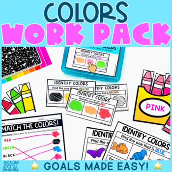 Preview of Colors Activities - MEGA PACK | Worksheets| Match, Identify, Sort & More!