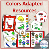 Colors Adapted Books File Folders and Clip Cards Adapted R