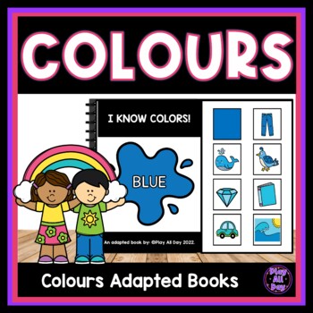 Interactive Color Books: Adapted Books to Practice Colors