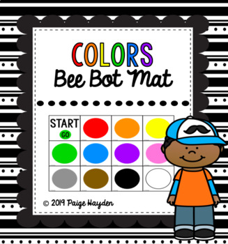 Preview of Colors Bee Bot Mat