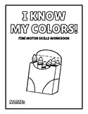 Colors Booklet Practice, Black and White, Preschool/Kinder