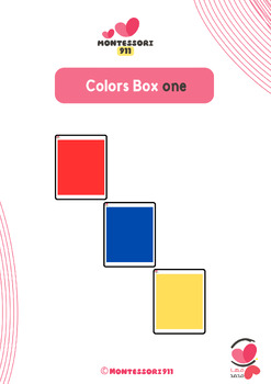 Preview of Colors Box one -Montessori Sensorial