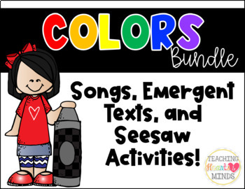 Colors Songs Bundle by Teaching Hearts and Minds | TpT