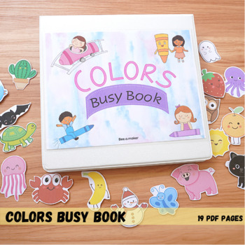 Preview of Colors matching and sorting Busy book