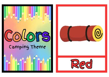 Preview of Colors (Camping Theme)