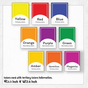 Preview of Colors Cards, basic to understand color.