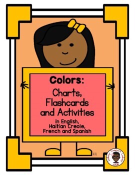 Preview of Colors Chart in English, Haitian Creole, French and Spanish