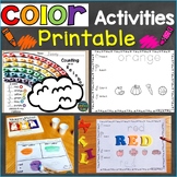 Colors, Color Words Print Activities & Centers, Printable Pages