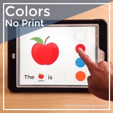 Colors Digital Interactive Book | Preschool, Kinder, Speec