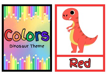 Preview of Colors (Dinosaur Theme)