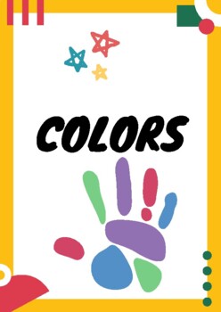 Preview of Colors E-Book for Kids - Digital and Printable