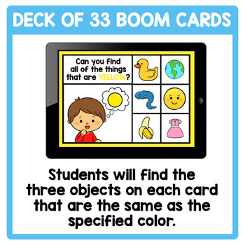 Colors (Early Learning) - Boom Cards - Distance Learning by Bethany Gardner