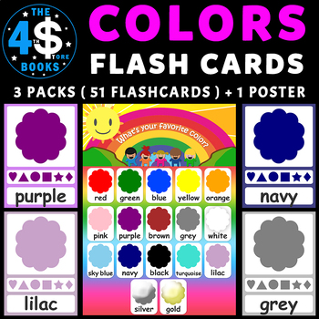 Kids Under 7: Colors Flashcards