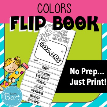 Colors Flip Book- print & use