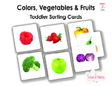Colors, Fruits & Vegetables - Sorting Cards