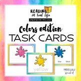 Colors Functional Sight Words Task Cards