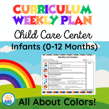 Preview of Colors- Infant Lesson Plan Printable- Week #43