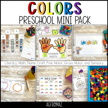 Preview of Colors Mini Preschool Pack