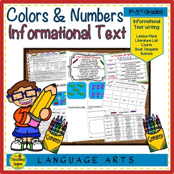 Preview of Colors & Numbers:  Informational Text Writing