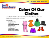 Colors Of Our Clothes - Song (mp3), lesson materials & printables