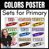 Colors Posters Set for Primary Class *Part of a Growing Bundle!*