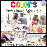 Colors: Preschool Toddler Unit, Activities, Printables (2-