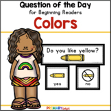 Question of the Day Set with Color Words