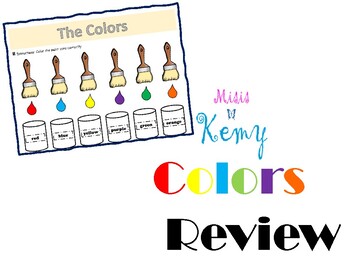 Preview of Colors Review (Primary and Secondary Colors)