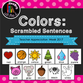 12 Colors Scrambled Sentences