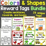 Colors & Shapes Reward Tags Bundle - Individual Tags for C