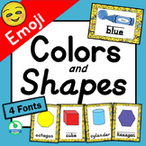 Colors & Shapes Emoji Feelings Theme Classroom Decor Posters