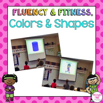 Preview of Colors & Shapes Fluency & Fitness® Brain Breaks