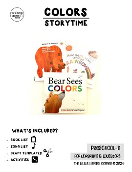Preview of Colors Storytime