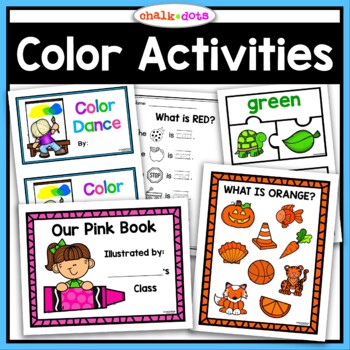 Preview of Color Activities - Learning the Colors - Color of the Day Preschool Kindergarten