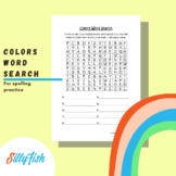 Colors Word Search - Spelling Practice