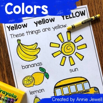 Preview of Learning about Colors - No Prep Worksheets