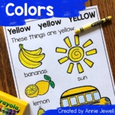Learning about Colors - No Prep Worksheets