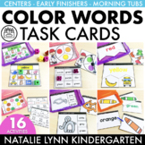 Color Words Centers Kindergarten Back to School Math Cente