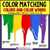 Colors and Color Words for Matching and Identifying Colors