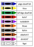 Colors and Numbers 1-20 in Navajo