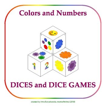 Preview of Colors and Numbers: Fun Dices and Games for Toddlers and Preschoolers