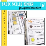 Colors and Shapes Binder