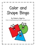 Colors and Shapes Bingo